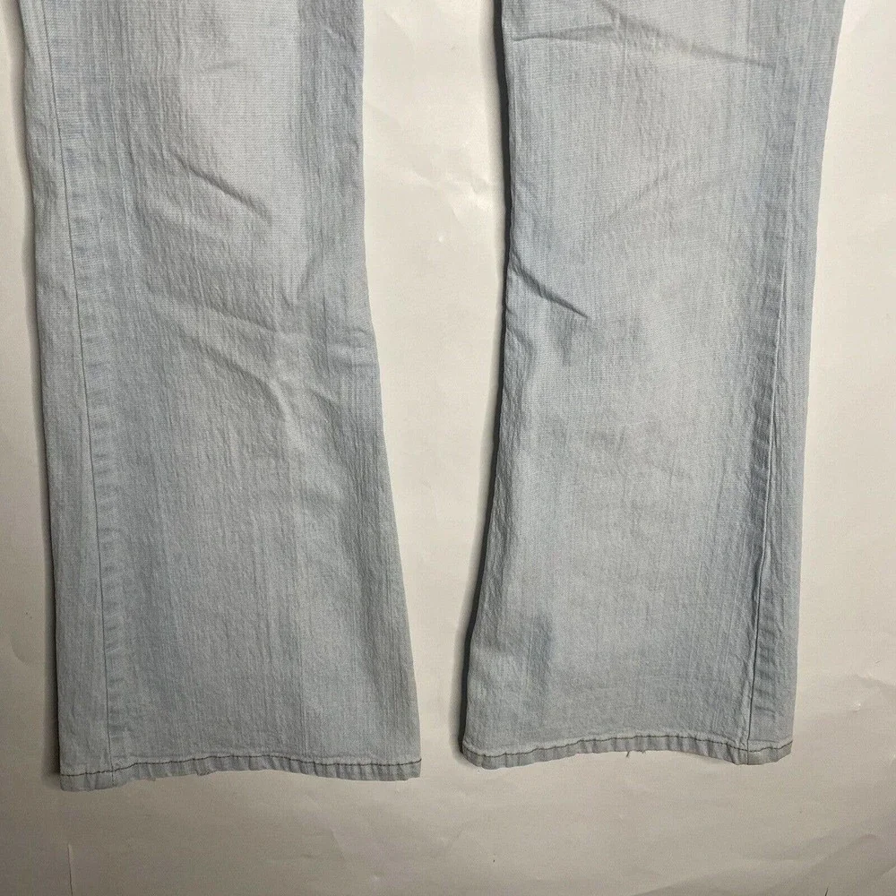 Vintage Y2K MUDD Denim Flare Jeans Light Wash Jr Women Sz 3 Stretch